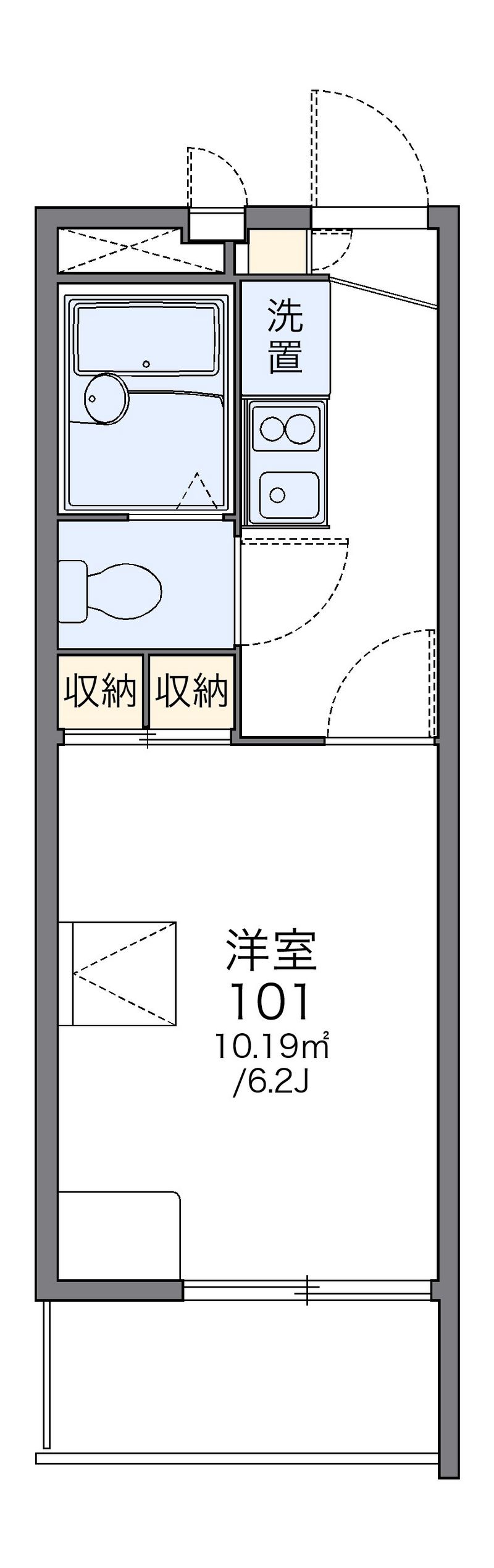 レオパレスマ・メゾン 間取図