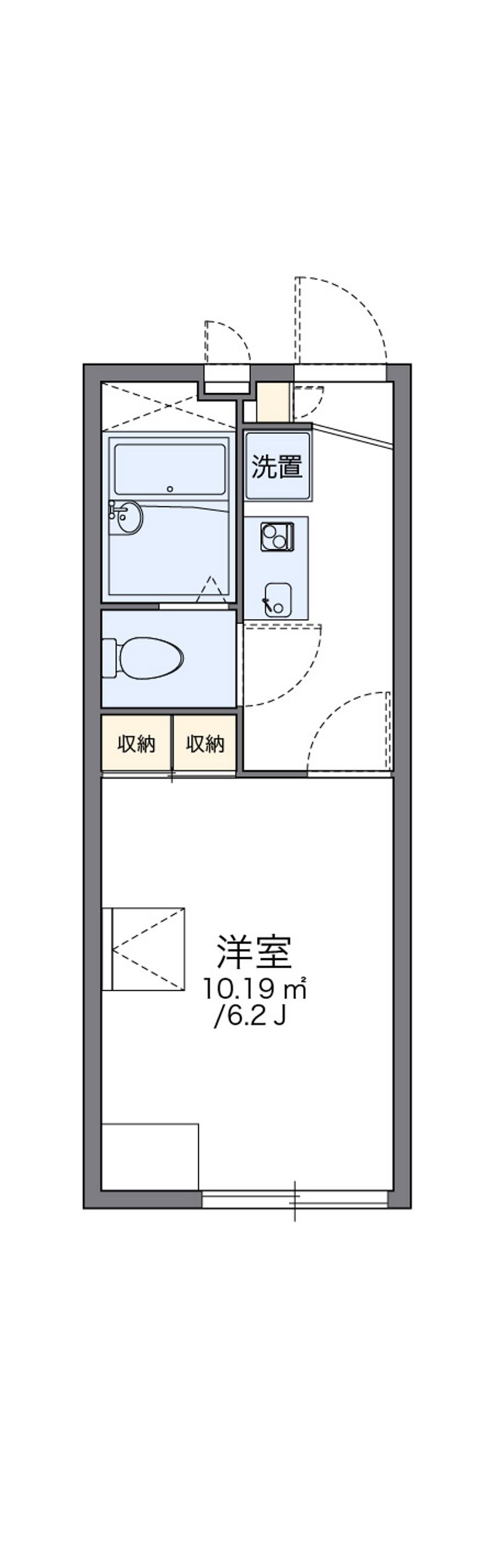 レオパレスヴィラ　ラビニア 間取図