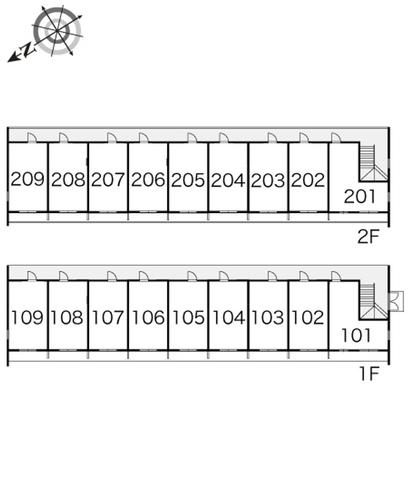 leopalace Chante Shinomiya 평면 배치도