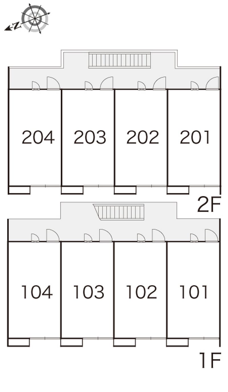 レオパレス石坂 間取り配置図
