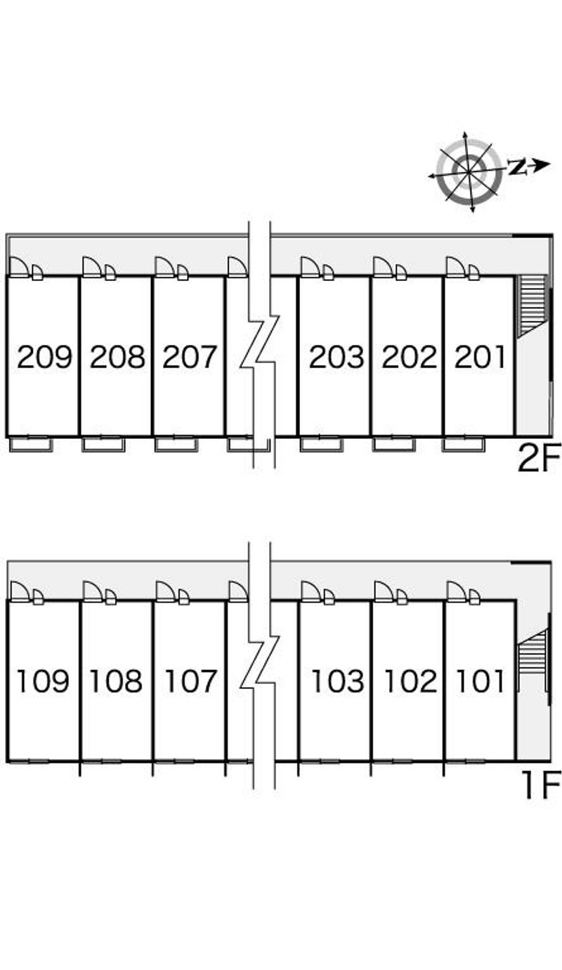 レオパレスキャニオン 間取り配置図