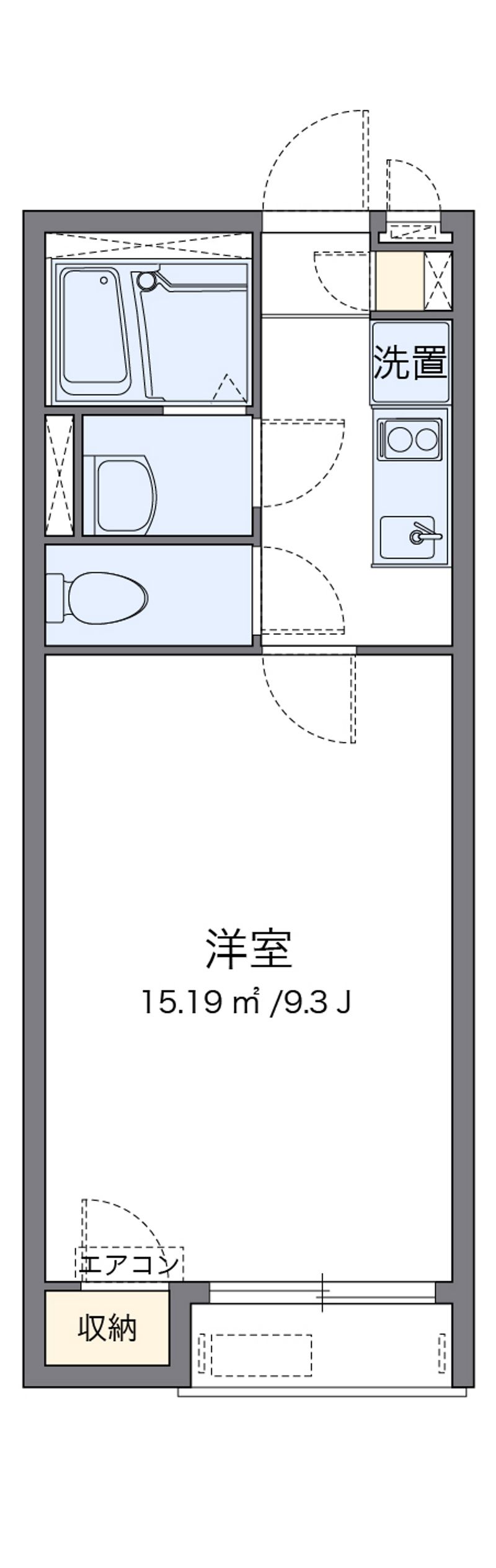 レオネクストＹＡＭＡＺＡＫＩⅡ 間取図