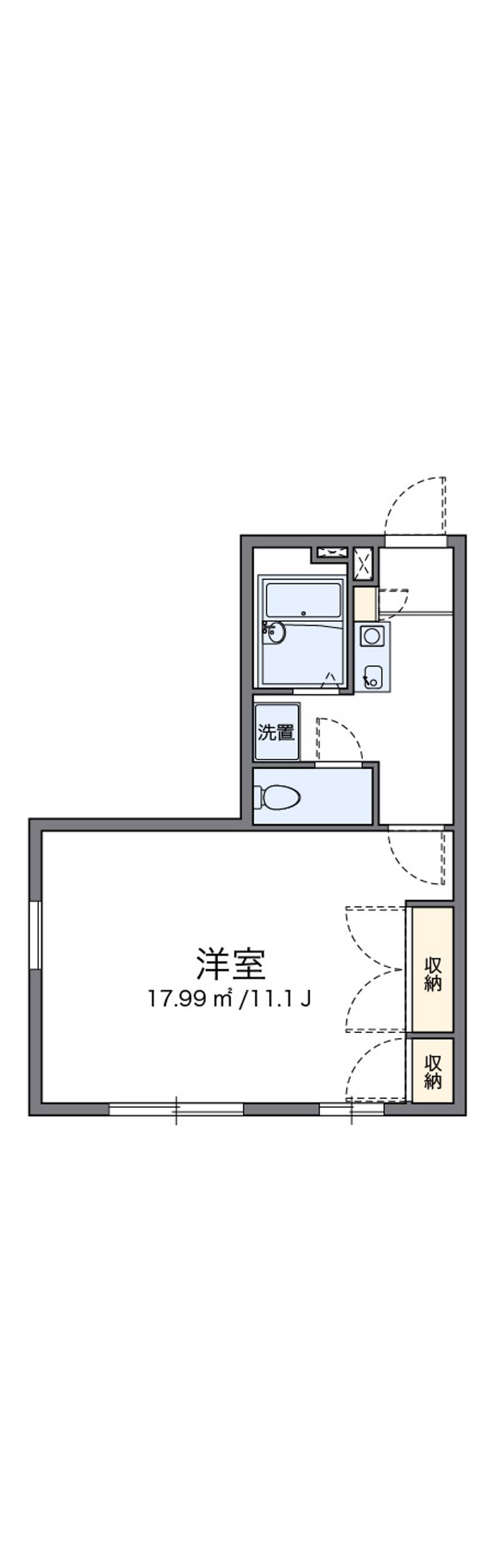 レオパレスサクラ 間取図