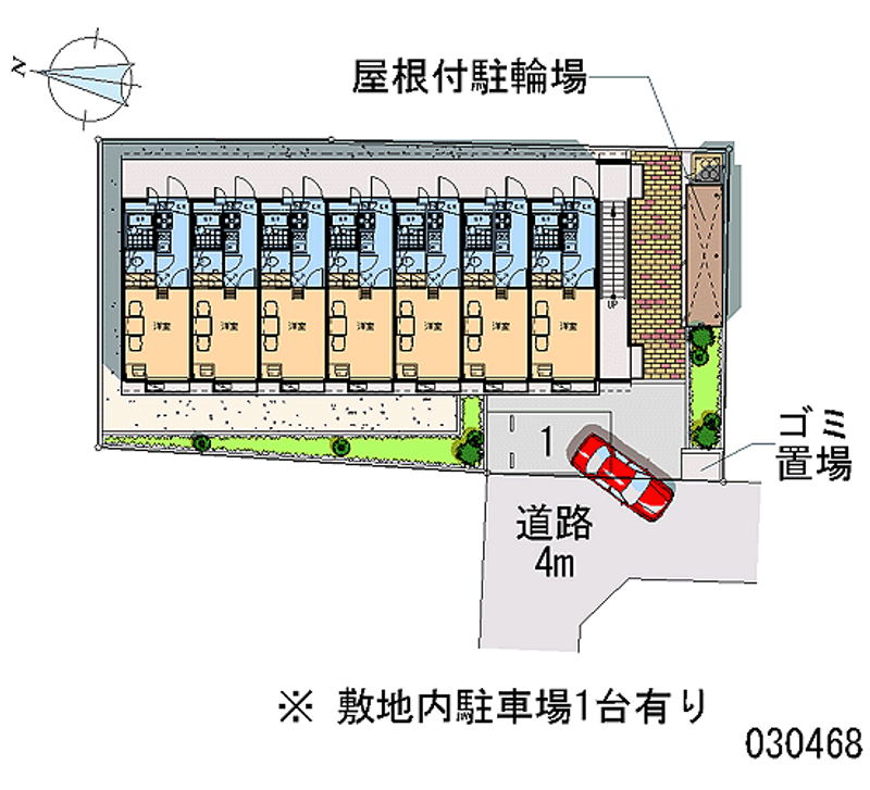 レオパレス文京台ハイツ 区画図
