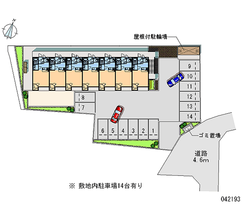 レオネクストオブリガード 月極駐車場