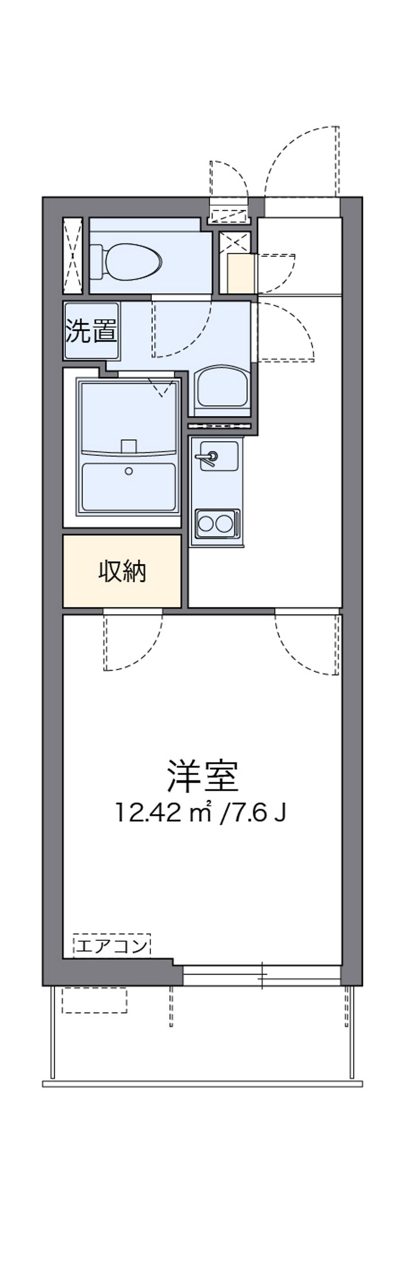 クレイノぬくもり 間取図