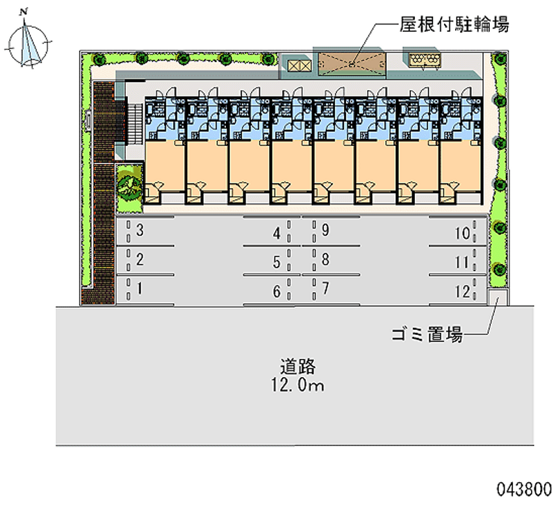 43800月租停车场