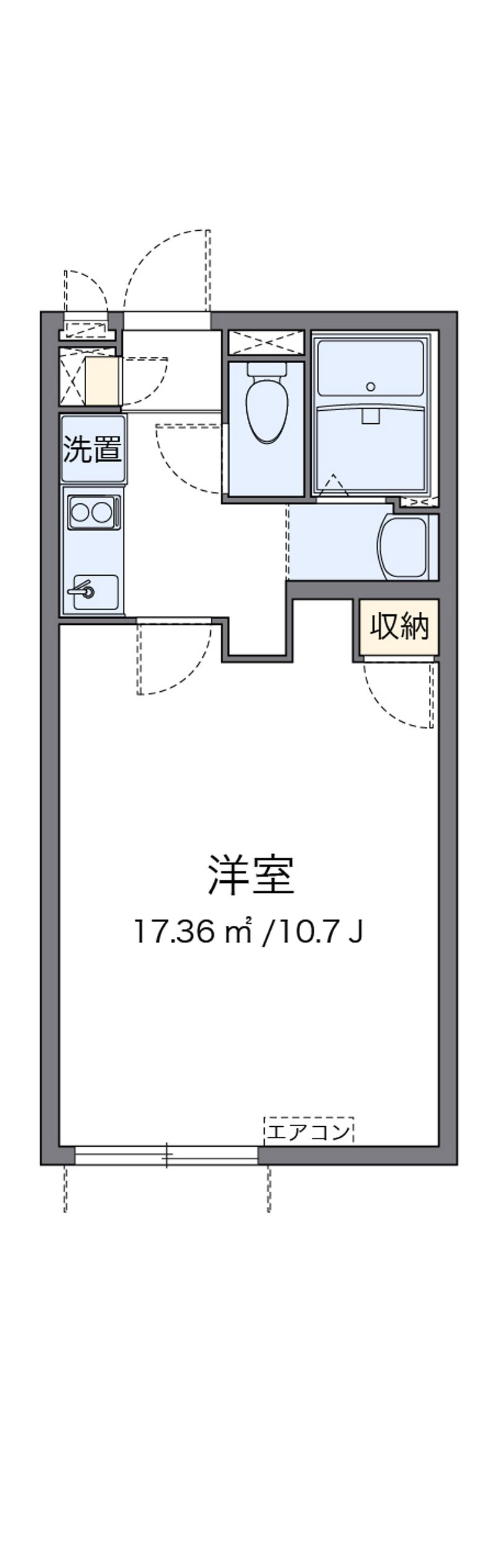 クレイノななせⅢ 間取り