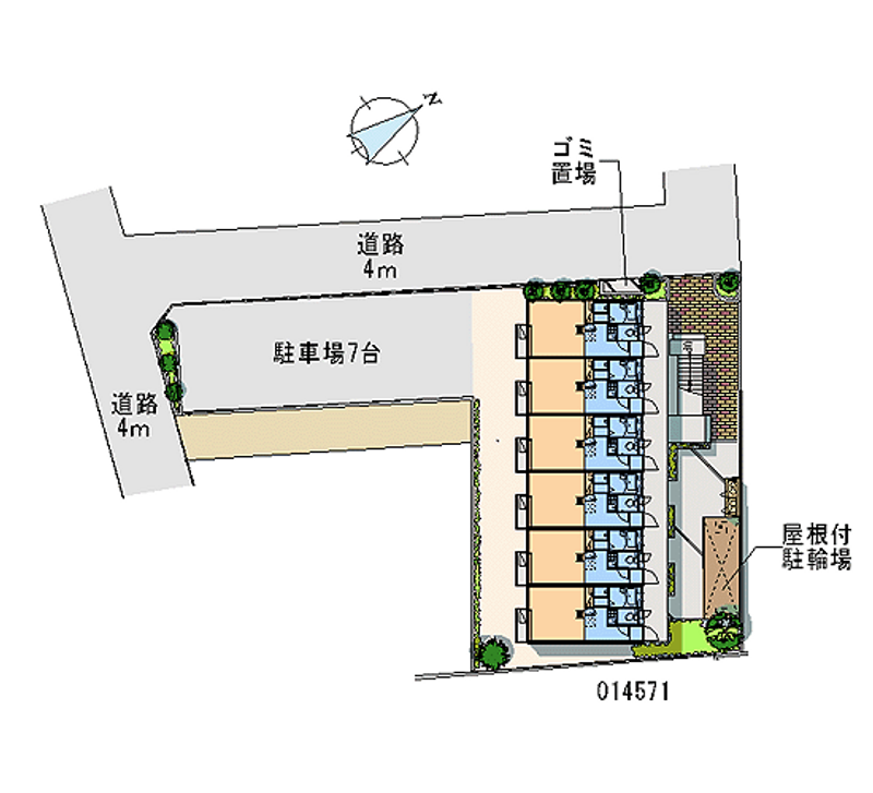 14571 Monthly parking lot