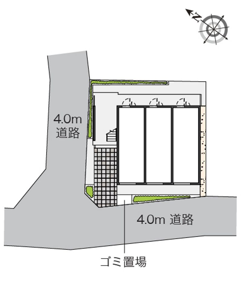 クレイノ高円寺 配置図