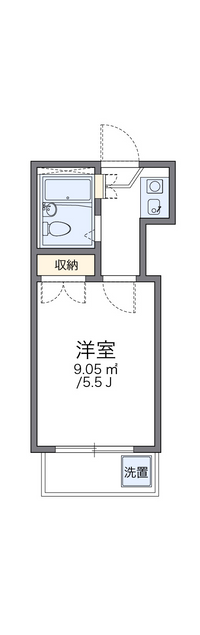 レオパレスエイコーン 間取り図