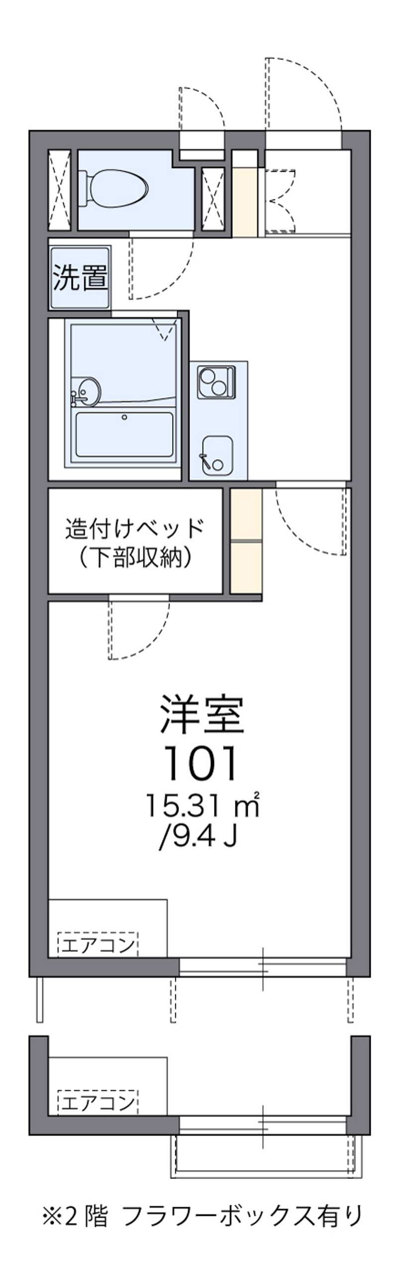 レオネクスト学園前 間取図