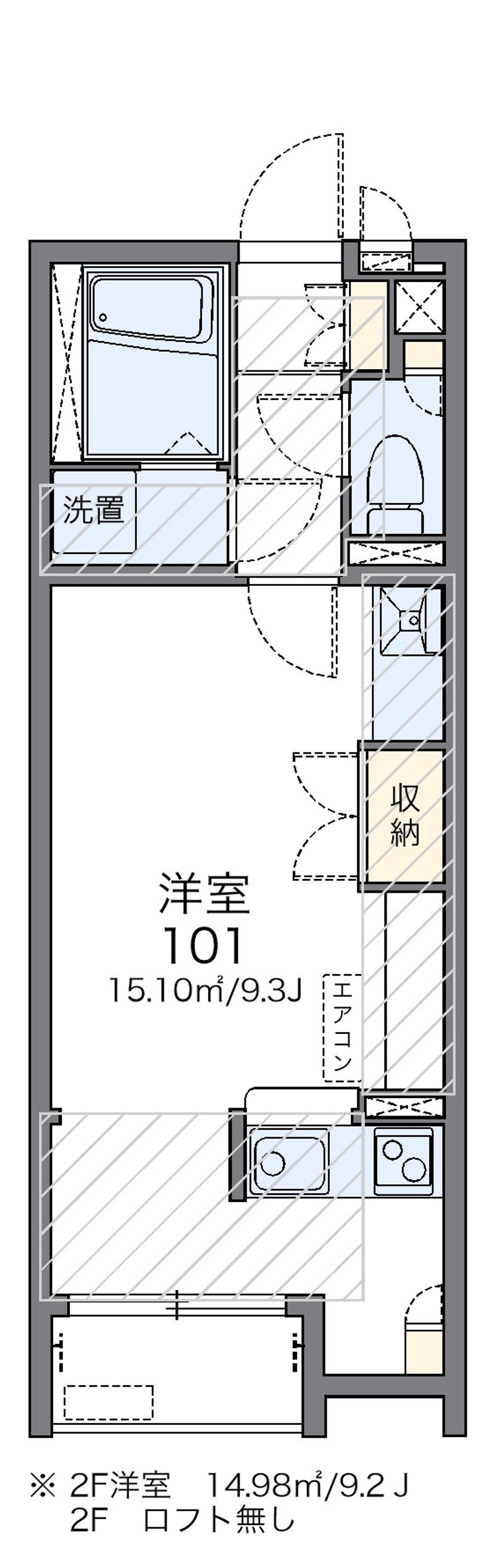 レオネクストハナブサＮａｒａⅢ 間取り