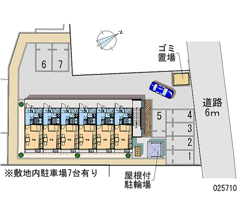 レオパレス川辺 月極駐車場