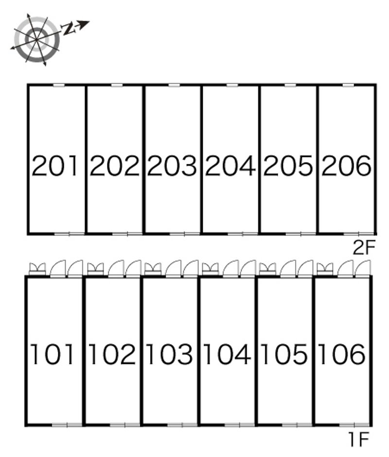 レオパレスグランシャリオ 間取配置図