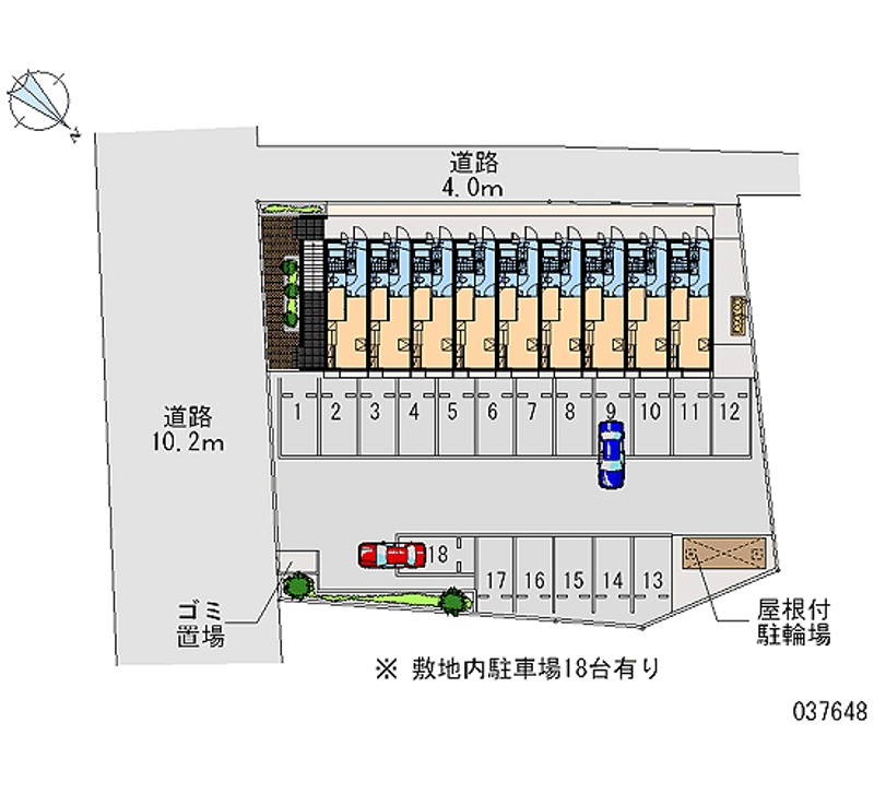 37648 Monthly parking lot