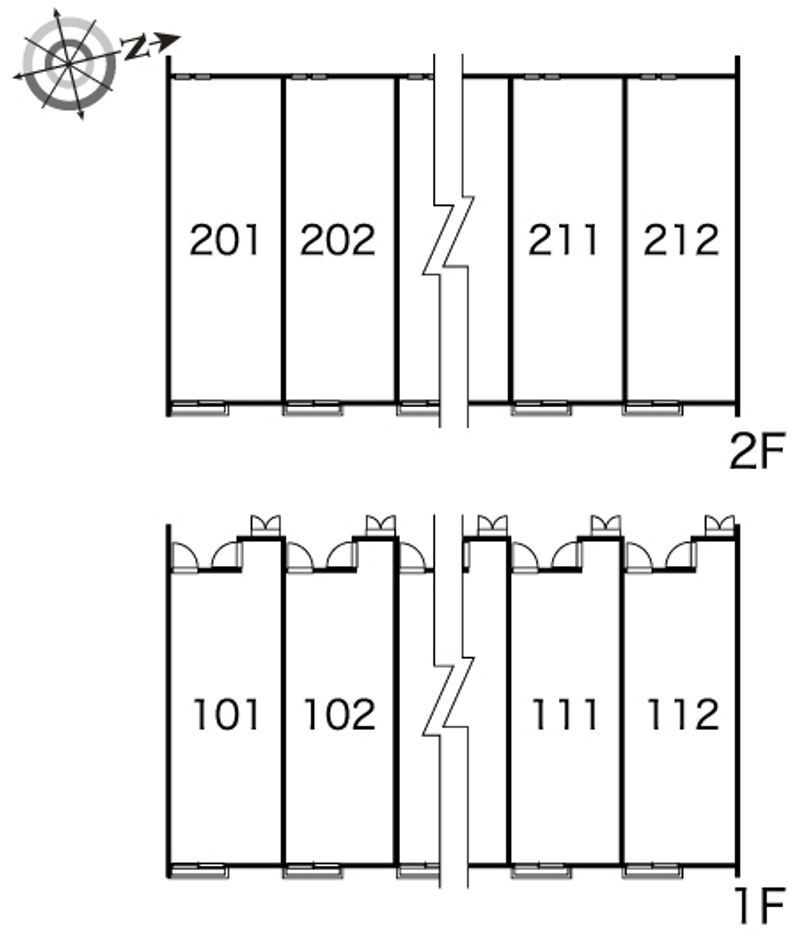 レオネクスト美英 間取配置図
