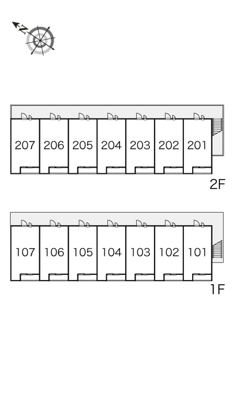 レオパレスとようら 間取配置図