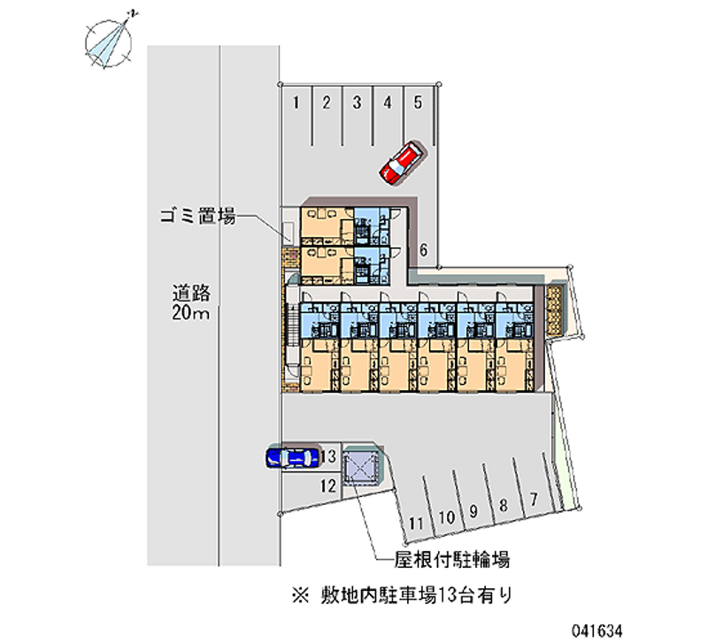 41634 Monthly parking lot