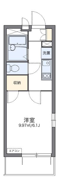 レオパレストライズ２ 間取図
