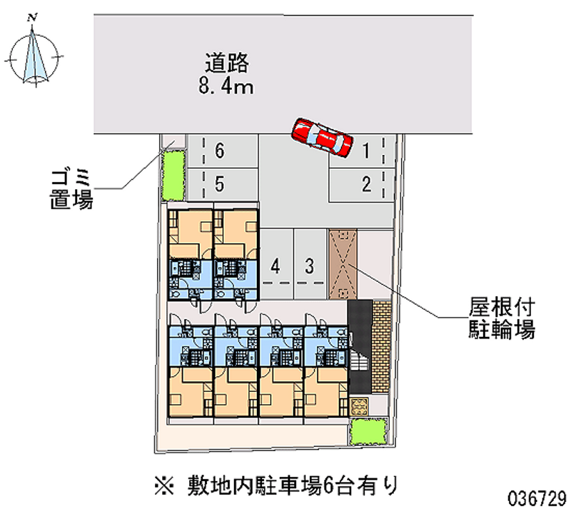 レオパレスフォレストコート大井 月極駐車場