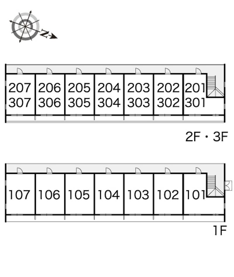 レオパレスヴェネツィア 間取り配置図