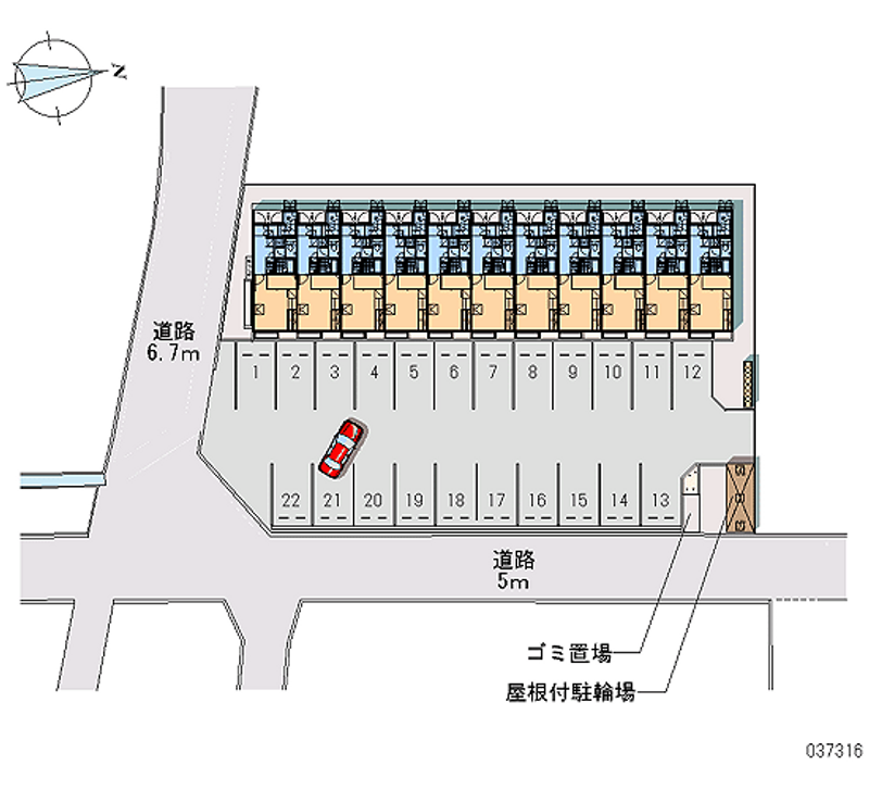 37316 Monthly parking lot