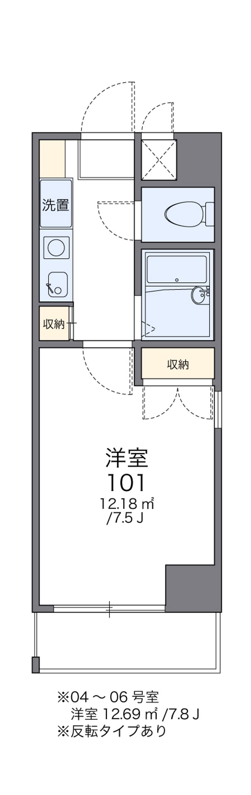 レオパレスＲＸ倉敷 間取図