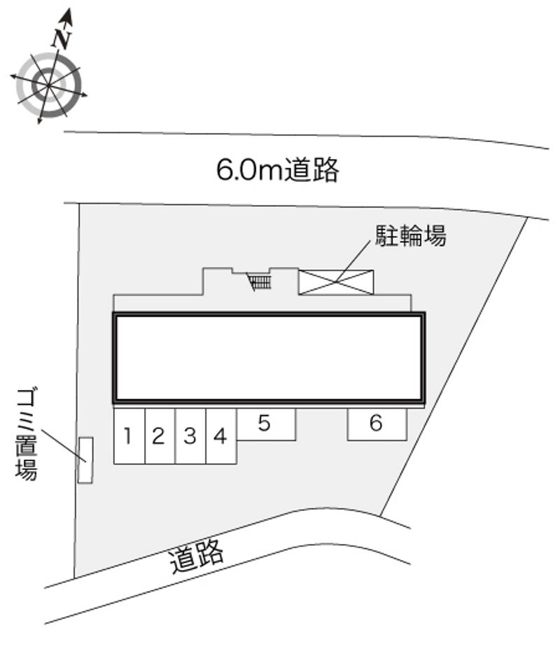 レオパレスレッツ 配置図