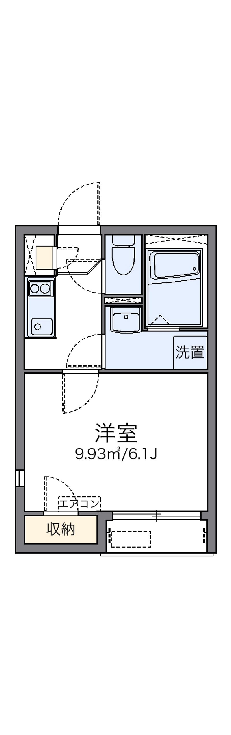 レオネクスト二枚橋 間取図