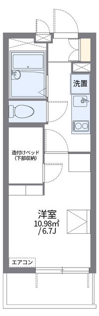 レオパレスＲｏｓｅｍａｒｒｙⅢ 間取り図