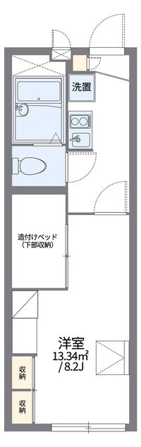 レオパレス秋井 間取り図