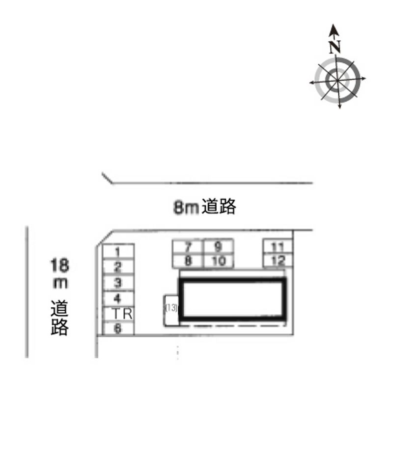 レオパレスヴァンベール 配置図