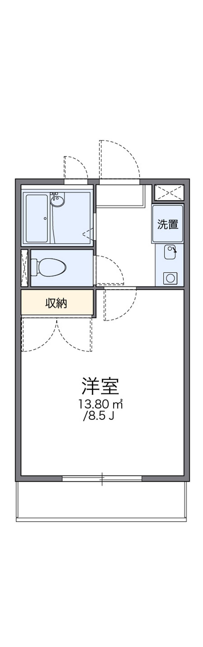 レオパレスＭＡＥＤＡ 間取図