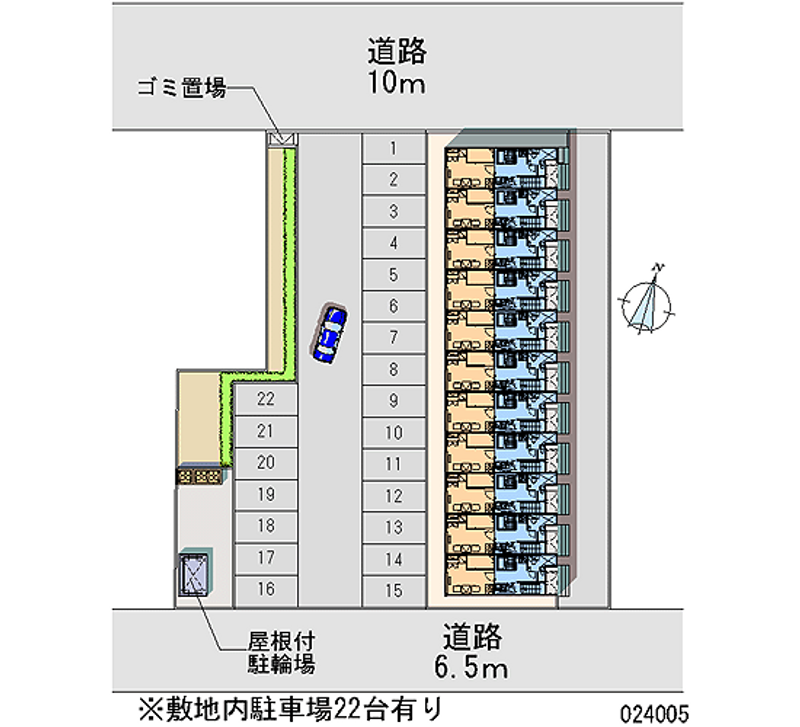 24005 bãi đậu xe hàng tháng