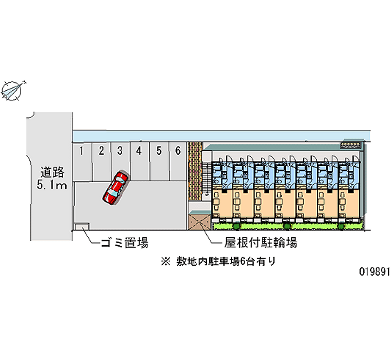 レオパレス大宮 月極駐車場