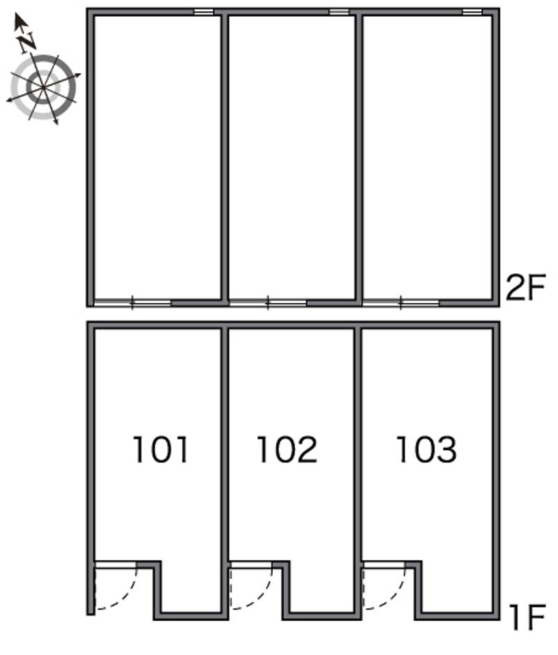 レオネクスト朗 間取り配置図