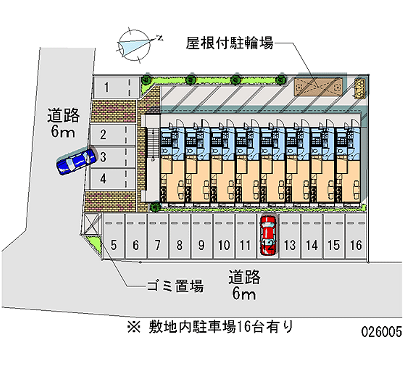 レオパレスサンホーエ 月極駐車場