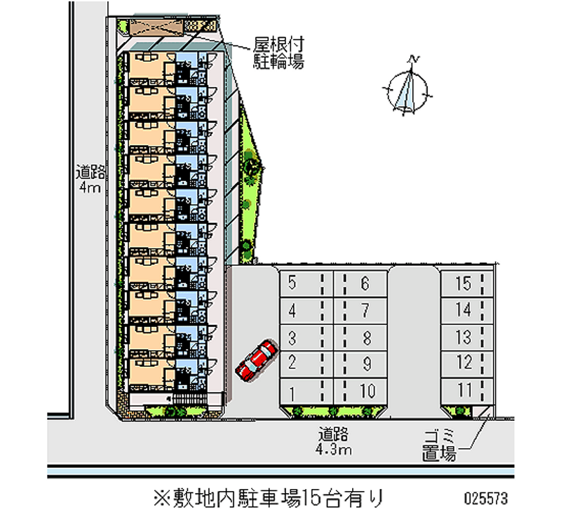 25573 Monthly parking lot