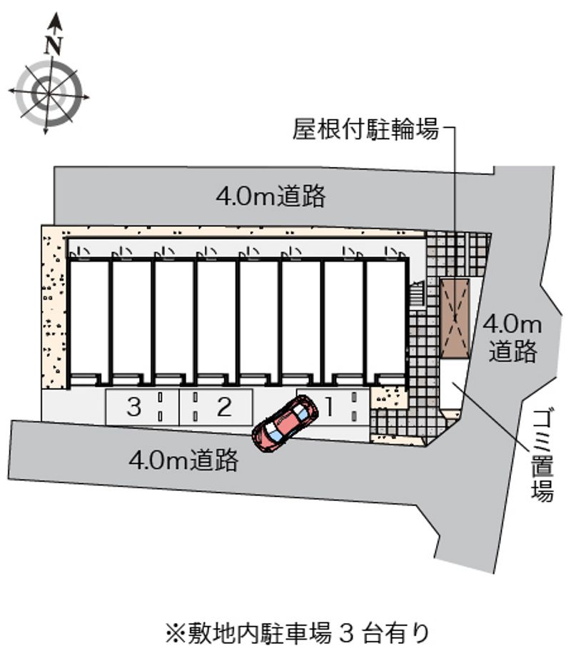 クレイノエカヒ 配置図