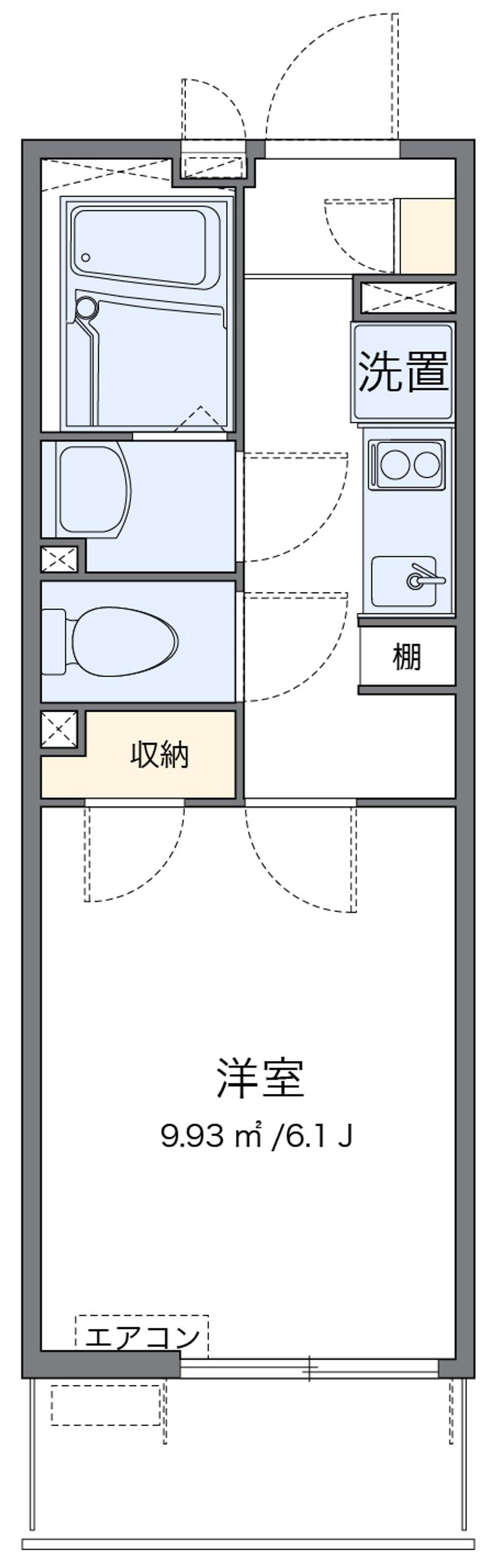 レオネクストシャトーブランカ 間取図