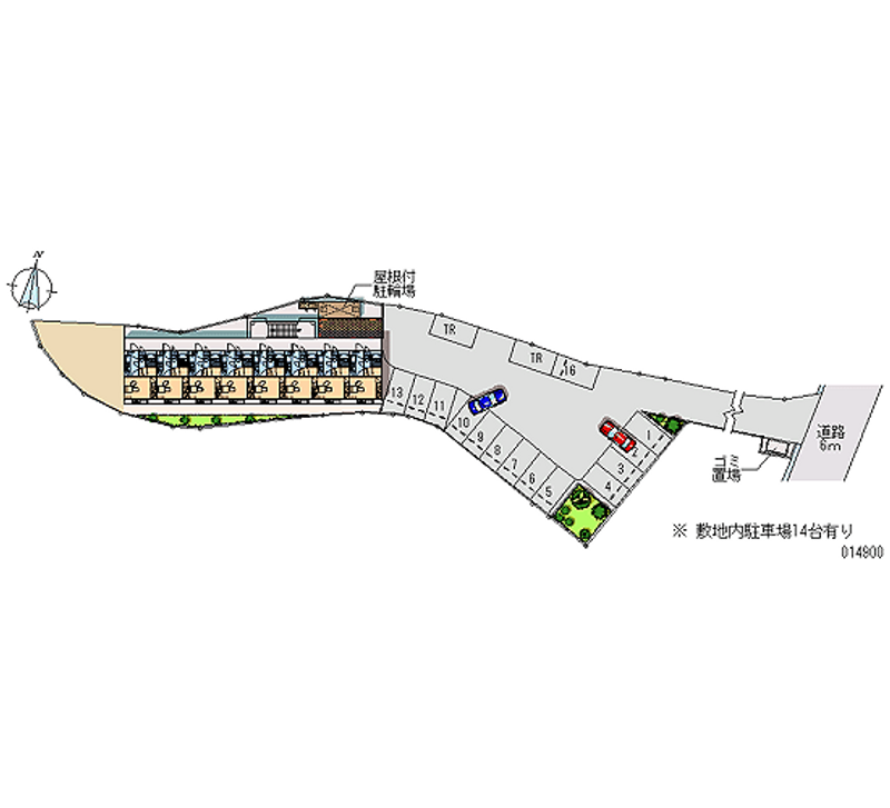 レオパレスＤＡＩＫＡＮ 月極駐車場