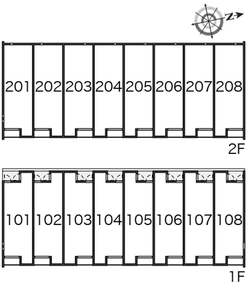 クレイノフローレ 間取配置図