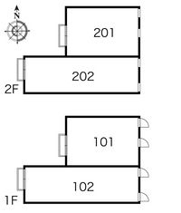 レオパレス緑 間取り配置図