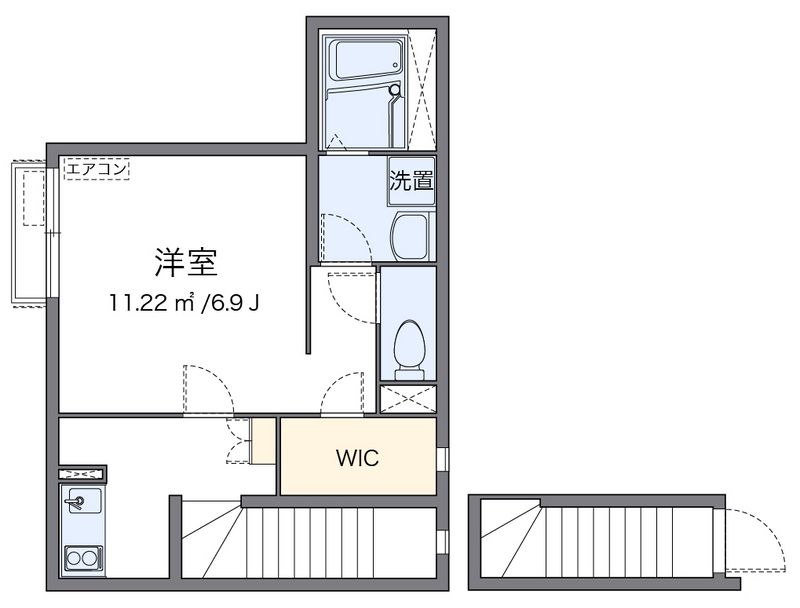 クレイノまほろば２１ 間取り