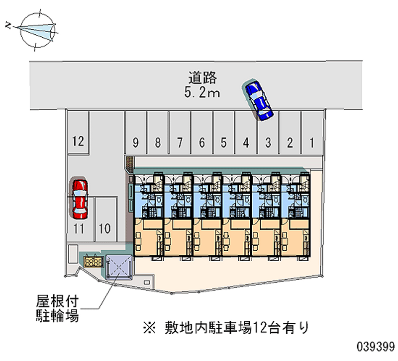 レオパレスセントポーリア 月極駐車場