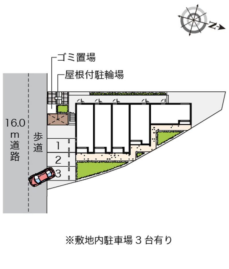 クレイノエトワールⅡ 配置図