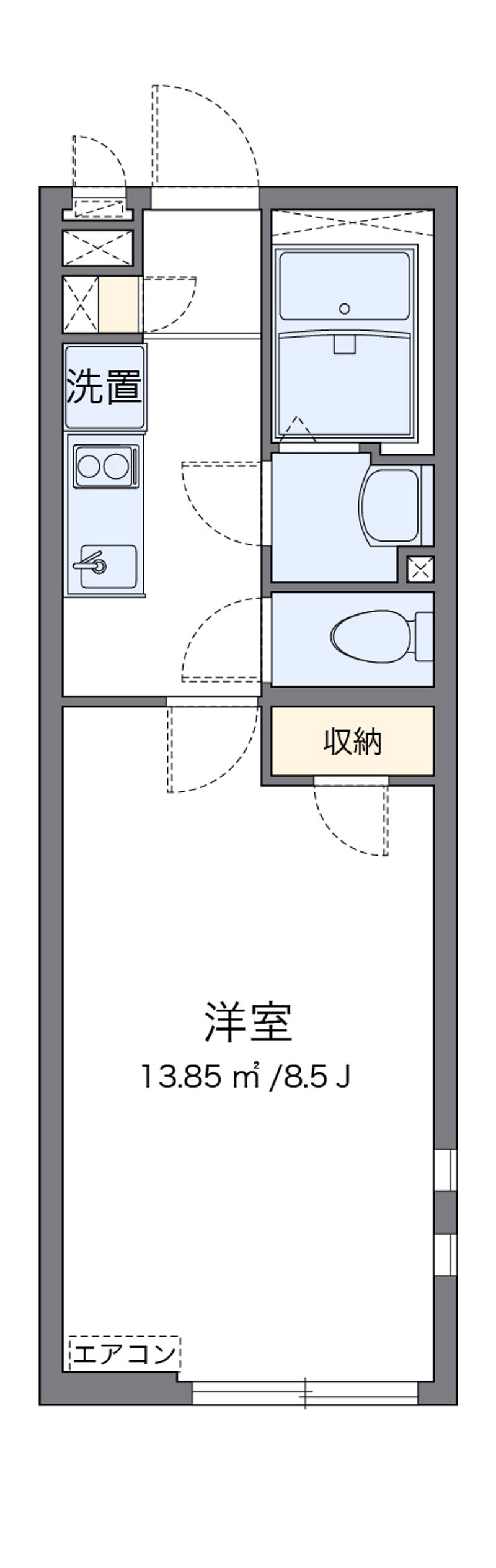 クレイノトウィンクルＤ 間取り