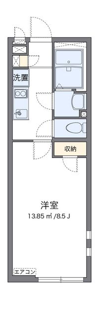 クレイノトウィンクルＤ 間取り図