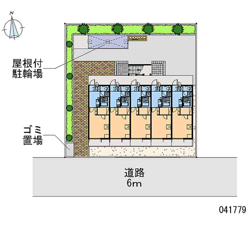 レオパレスロワジール 区画図